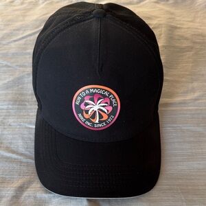 Nike Black Cap with Pink Emblem
